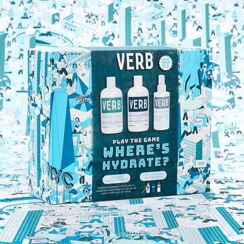 Verb where's hydrate? holiday kit