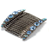 Vintage Jewel Hair Comb Pair - Hair Cosmopolitan