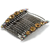 Vintage Jewel Hair Comb Pair - Hair Cosmopolitan