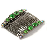 Vintage Jewel Hair Comb Pair - Hair Cosmopolitan