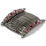 Vintage Jewel Hair Comb Pair - Hair Cosmopolitan