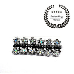 Small Swarovski Flower Jaw Clip-Set of 6_No.4001 - Hair Cosmopolitan