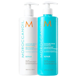MOROCCANOIL Repair Shampoo and Conditioner Half Liter Duo