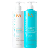 MOROCCANOIL Repair Shampoo and Conditioner Half Liter Duo