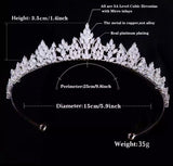 Victoria Swarovski Hair Crown Tiara