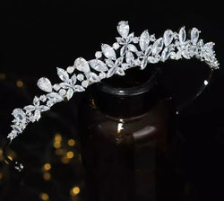 Diana Swarovski Hair Crown Tiara