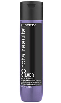 TOTAL RESULTS SO SILVER PURPLE CONDITIONER FOR BLONDE AND SILVER HAIR - Hair Cosmopolitan